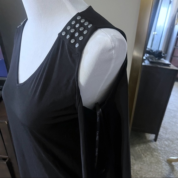 CALVIN KLEIN cold shoulder tunic - Picture 2 of 6
